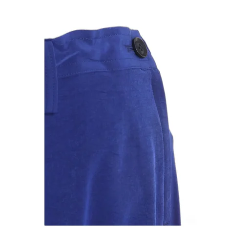Crepe De Chine Front Panel Pocket Skirt