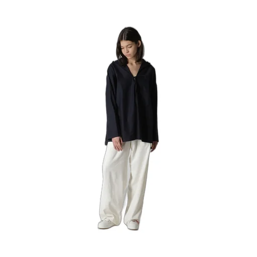 [Y's Born Product] Thin Cotton Twill Hoodie Pull Over