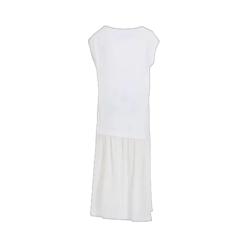 Crepe De Chine Cloth French Sleeve Dress