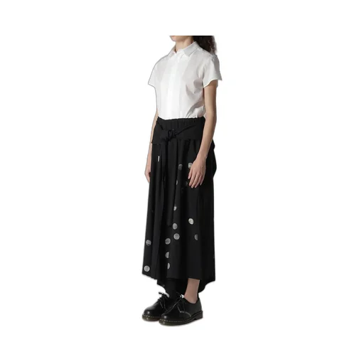 Cu/Ry Gabardine Dot Front Tied Pants