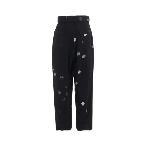 Cu/Ry Gabardine Dot Hight Waist Pants