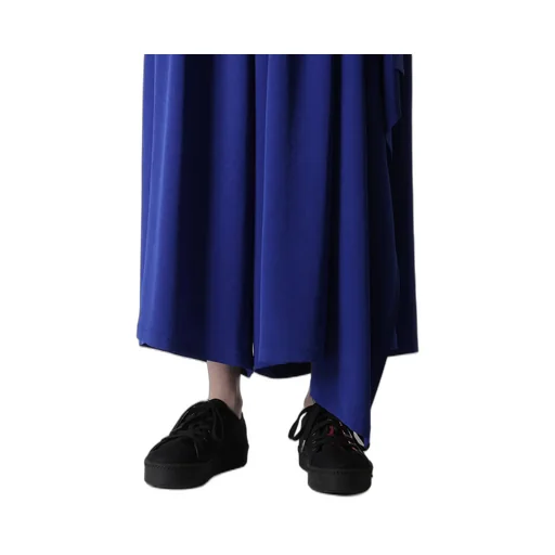 Crepe De Chine Side Cloth Elastic Pants