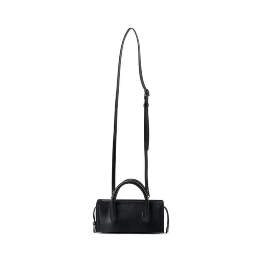 Semi-Gloss Leather Chopped Square Mini Bag