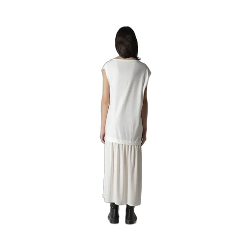 Crepe De Chine Cloth French Sleeve Dress
