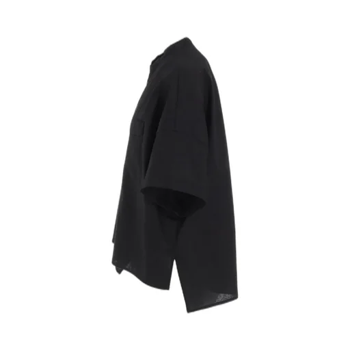 [Y's Born Product] Thin Cotton Twill Half Sleeve Box Shirt