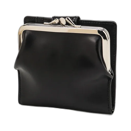 Glossy Smooth Leather Small Wallet