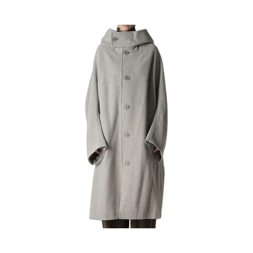 Airy Mosser Long Cape Coat