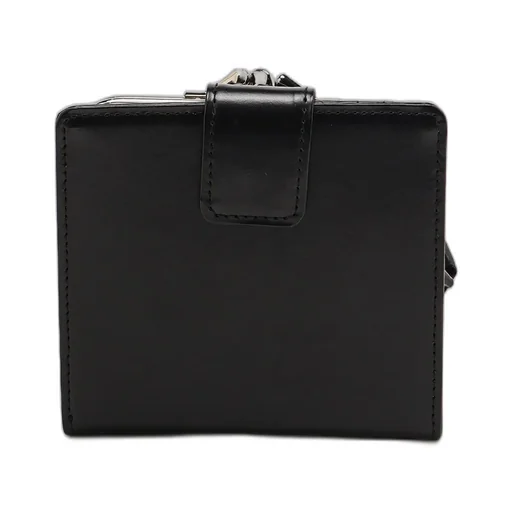 Glossy Smooth Leather Small Wallet