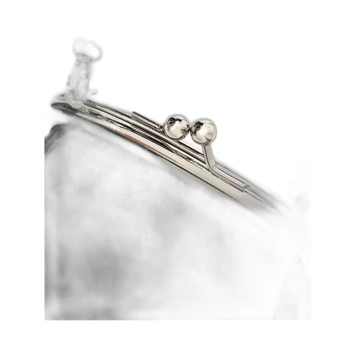 Semi-Gloss Smooth Leather Clasp Necklace M