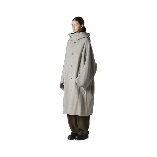 Airy Mosser Long Cape Coat