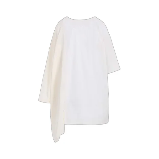 Crepe De Chine Left Drop Blouse