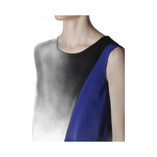 Crepe De Chine Sleeveless Blouse