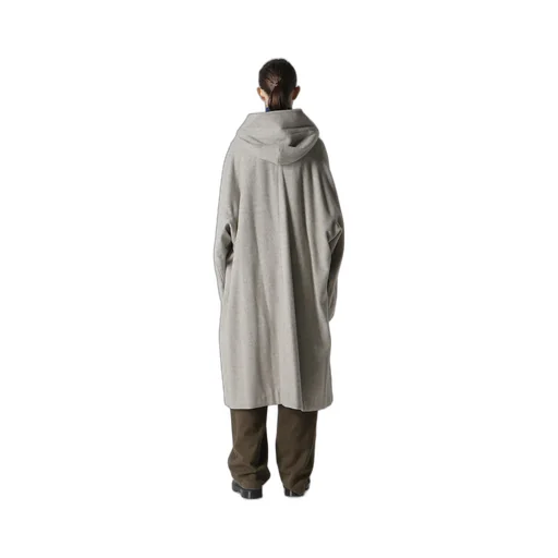 Airy Mosser Long Cape Coat