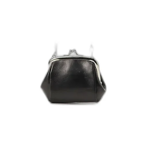 Semi-Gloss Smooth Leather Clasp Necklace M