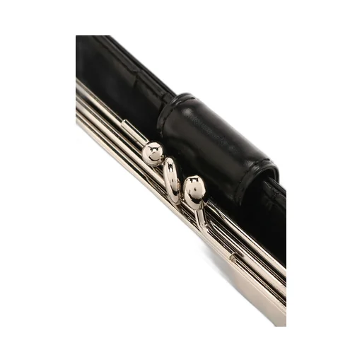 Glossy Smooth Leather Long Wallet