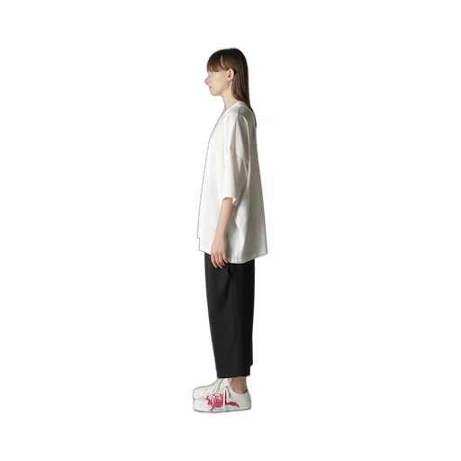 Crepe De Chine Left Drop Blouse