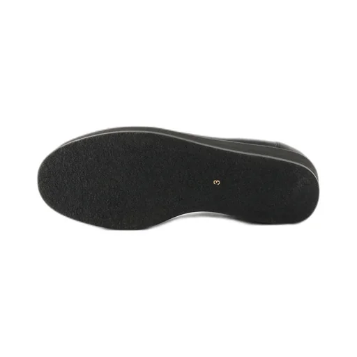 Soomth Leather Platform Slip-Ons