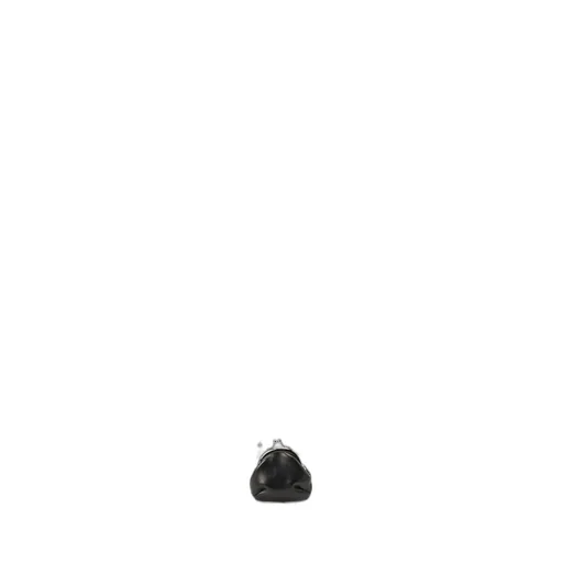 Semi-Gloss Smooth Leather Clasp Necklace S