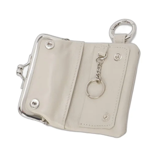 Metal Ring Detail Mini Clasp Purse