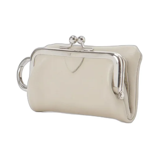 Metal Ring Detail Mini Clasp Purse