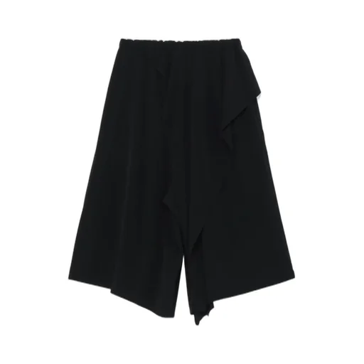 Crepe De Chine Ruffle Pants