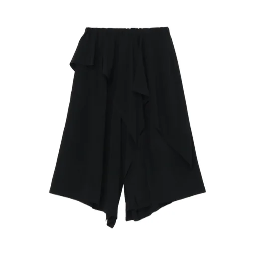 Crepe De Chine Ruffle Pants