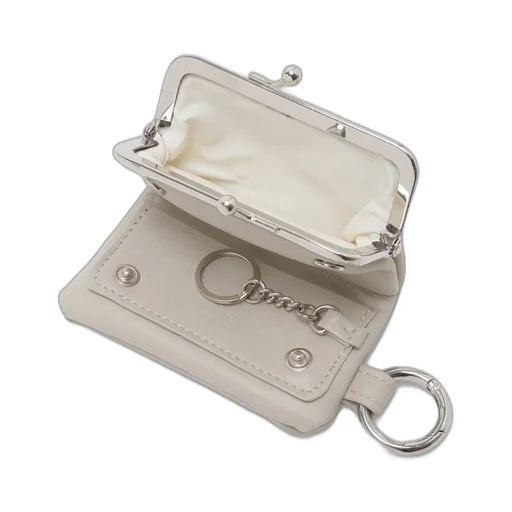 Metal Ring Detail Mini Clasp Purse