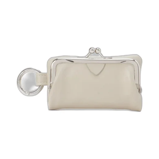 Metal Ring Detail Mini Clasp Purse