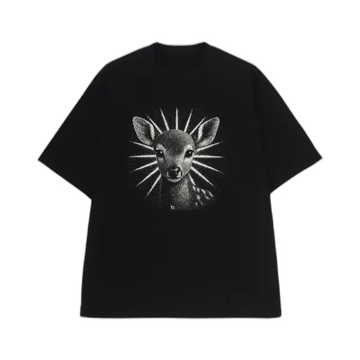 Deer Print Print T