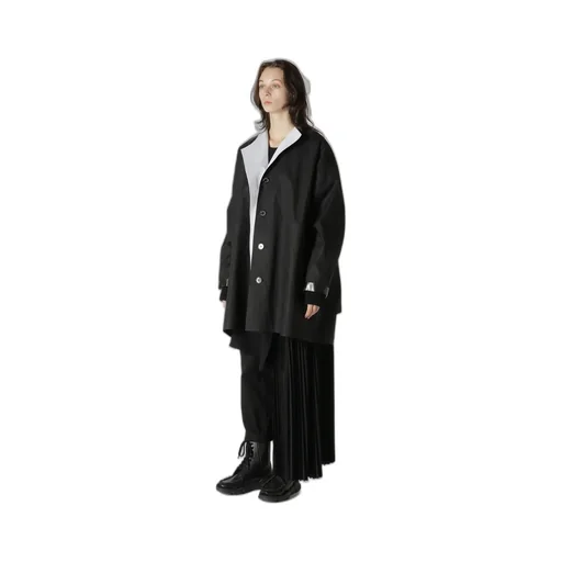 [Y's 1972 - Y’S Crafted By Mackintosh]No Collar Coat