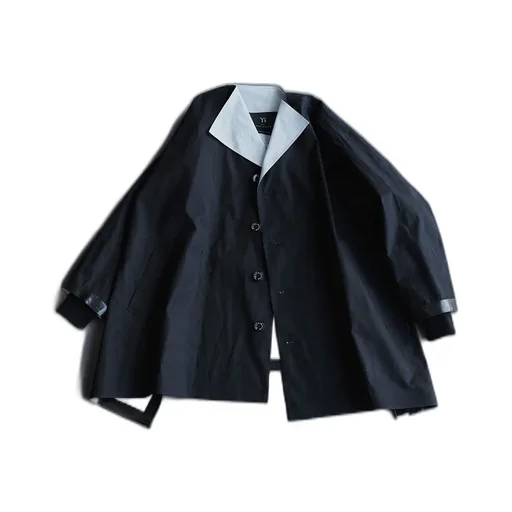 [Y's 1972 - Y’S Crafted By Mackintosh]No Collar Coat