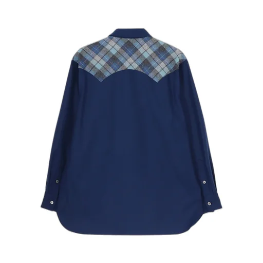 Yohji Yamamoto × Pendleton Plaid Blouse E