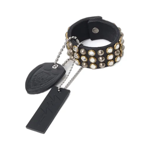 Yohji Yamamoto × Htc Studs Wristband B
