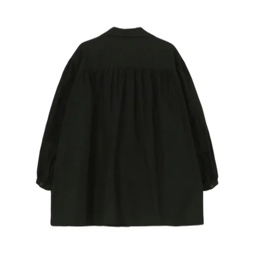 Cotton Broad Frilled Gather Blouse