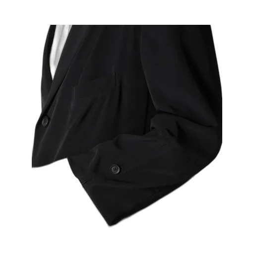 Ta Tuxedo Peaked Lapel Zip Opened Jacket