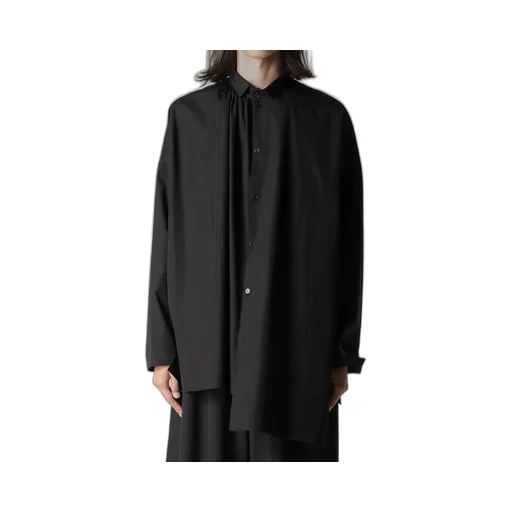 Cotton Broad Gather Double Blouse
