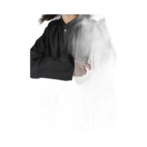 Cotton Broad Gather Double Blouse