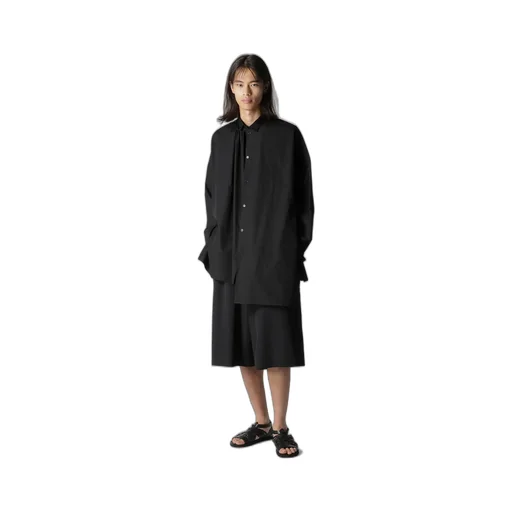 Cotton Broad Gather Double Blouse