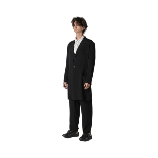 Ta Tuxedo Peaked Lapel Zip Opened Jacket