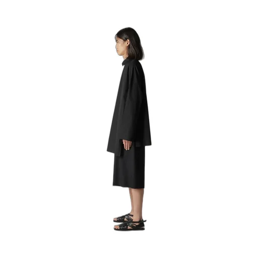 Cotton Broad Gather Double Blouse