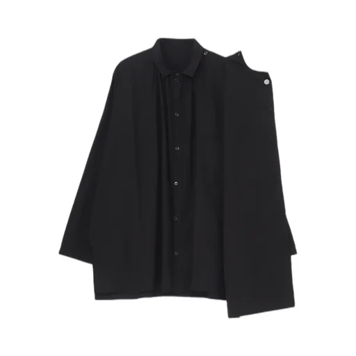 Cotton Broad Gather Double Blouse