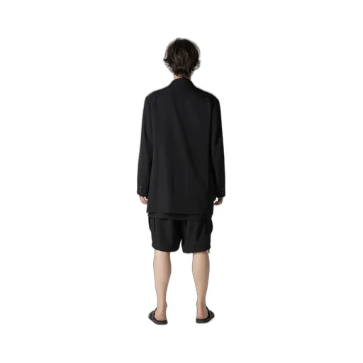 Wool Gabardine Double Button Jacket