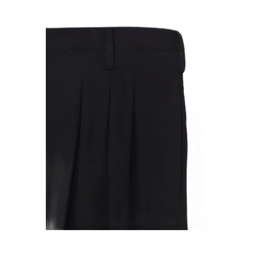 Wool Gabardine 12 Tucks Pants