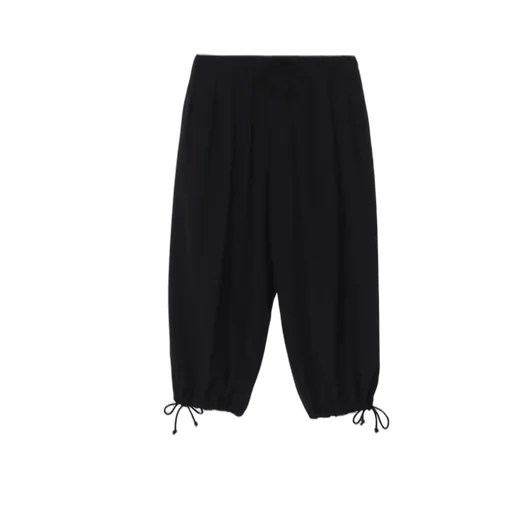 Wool Gabardine Standard Baloon Pants