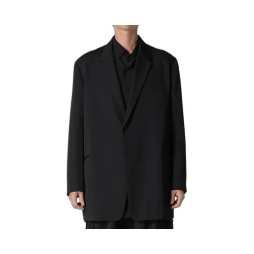 Wool Gabardine Double Button Jacket