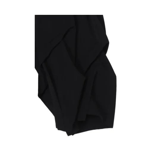 Wool Gabardine Thick Tucks Pants