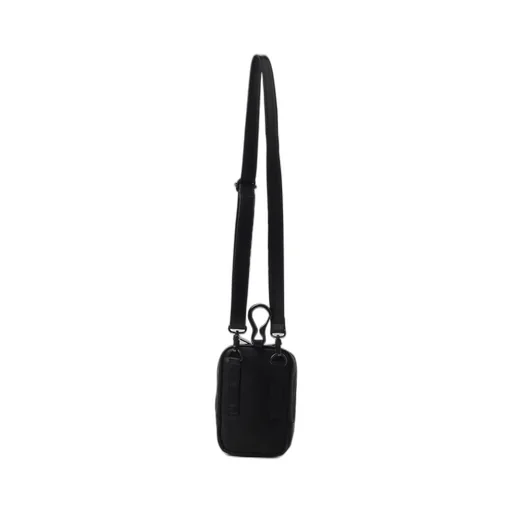 Scratch Horse Leather Zip Shoulder Pouch