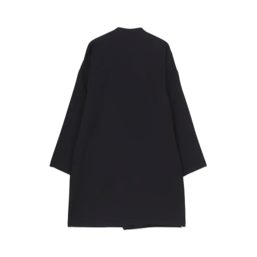 Wool Gabardine Guesseted Collar Jacket