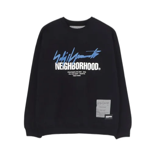 Yohji Yamamoto × Nh Sweat Shirt Ls