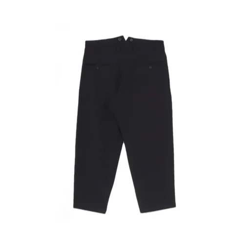 Wool Gabardine 2 Tucks Suspender Pants